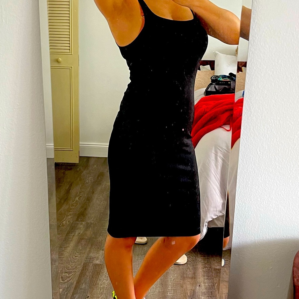 Black Zara dress